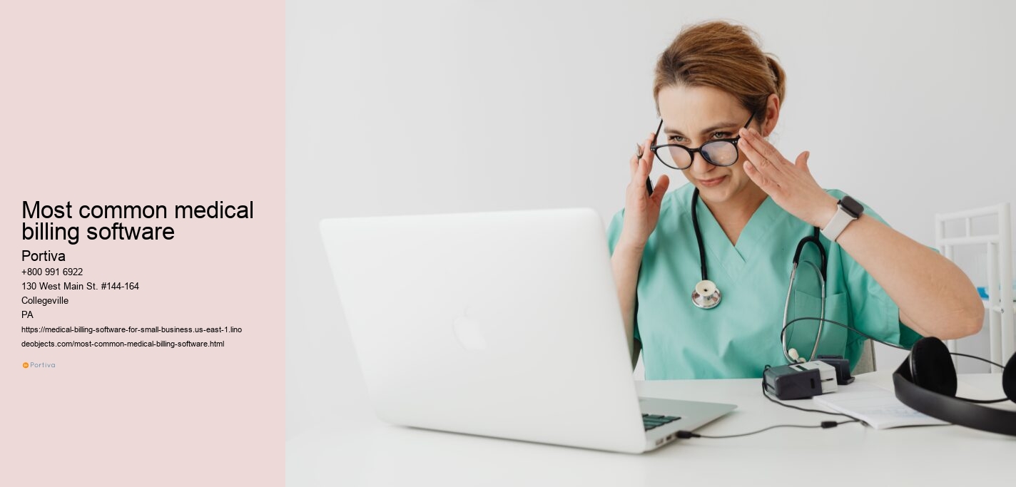most common medical billing software