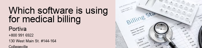 Which software is using for medical billing